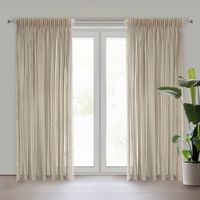 Zasłona gotowa na taśmie ADORA 140x270 Eurofirany naturalny