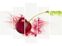 100CM 150CM OBRAZ 5 ELEM SOCZYSTA WIŚNIA ŚCIENNY