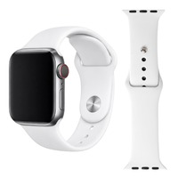 Pasek do Apple Watch 42 44 45 49mm silikonowy opaska bransoleta mocny biały