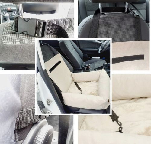 Fotelik samochodowy dla psa Transporter Velvet na Arena.pl