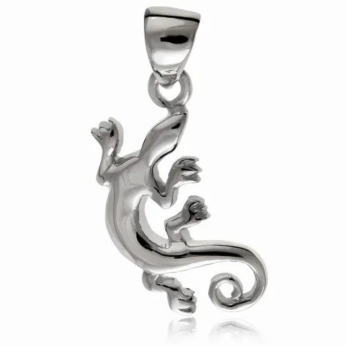 ELEGANCKI SREBRNY WISIOREK ZAWIESZKA JASZCZURKA GEKON KAMELEON SREBRO 925 na Arena.pl