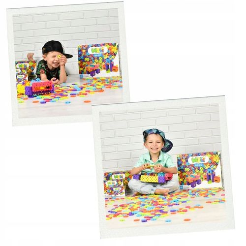 KLOCKI WAFLE KONSTRUKCYJNE MELI Basic 150 El MINI PUZZLE GOFRY EDUKACYJNE na Arena.pl