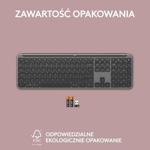 Klawiatura LOGITECH K950 Grafitowy na Arena.pl