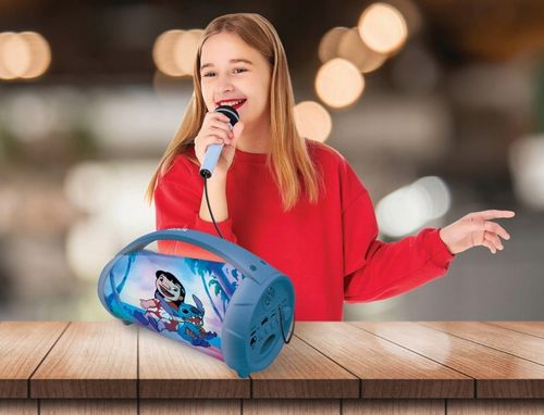 Disney Stitch mobilny głośnik bluetooth z mikrofonem karaoke na Arena.pl
