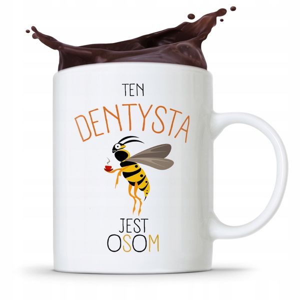 Kubek Prezent Dla Dentysty Ten Dentysta Jest Osom Z Nadrukiem Ze Zdjęciem zdjęcie 1