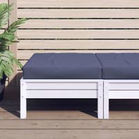 Poduszka na paletę, granatowa, 60x60x9,5 cm, tkanina Oxford