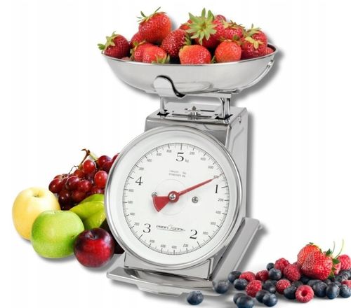 WAGA KUCHENNA MECHANICZNA TRADYCYJNA Z MISKĄ FUNKCJA TAROWANIA STALOWA na Arena.pl