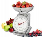 WAGA KUCHENNA MECHANICZNA TRADYCYJNA Z MISKĄ FUNKCJA TAROWANIA STALOWA