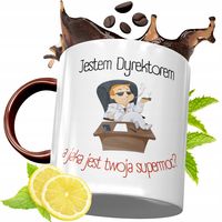 Kubek Bordowy Dla Dyrektora Na Urodziny Prezent Z Nadrukiem Ze Zdjęciem