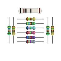 10x rezystor 10 Ohm 10R tolerancja 1% moc 1/4W