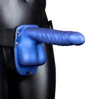 ouch! hollow strap-on prążkowany pas z anatomiczną nakładką 21 cm