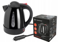 Czajnik Elektryczny Samochodowy Do Auta Na Wtyczkę Czarny 24V 1L 250W