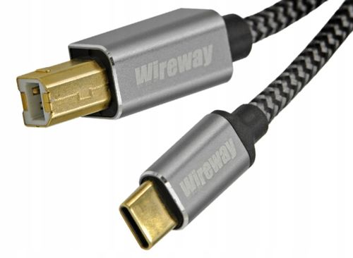 KABEL PRZEWÓD USB 2.0 USB-B DO USB-C DO DRUKARKI OPLOT WIREWAY WW332102 2m na Arena.pl