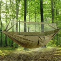 DWUOSOBOWY HAMAK OGRODOWY TURYSTYCZNY Z MOSKITIERĄ SURVIVAL BIWAK SEN