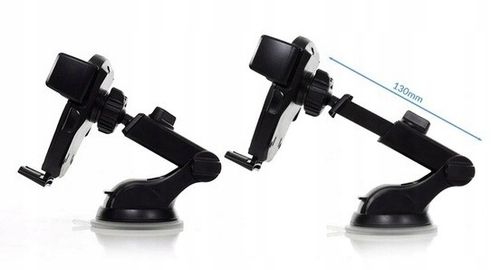 SAMOZACISKOWY MOCNY UCHWYT DO SZYBY DESKI ŁADOWARKA SAMOCHODOWA 4xUSB 7A na Arena.pl