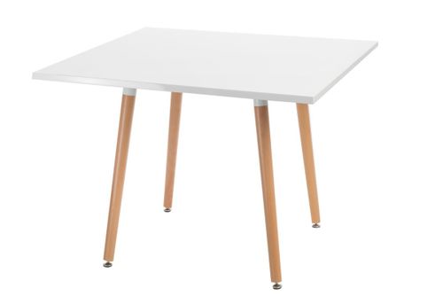 Stół Copine blat biały 100x100 cm D2 na Arena.pl
