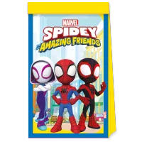 torebki papierowe spidey 16x22 cm 4 szt