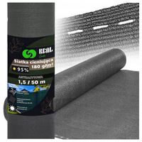 Siatka Cieniująca Maskująca 1,5x50m 95% Osłona Mata na Ogrodzenie Płot UV