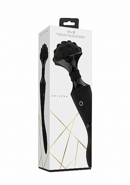 Stymulator- Shiatsu Bendable Massager Wand - Black zdjęcie 3