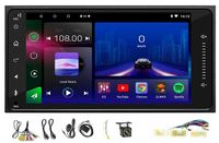 RADIO NAWIGACJA CARPLAY GPS TOYOTA RAV4 II COROLLA E12 YARIS AVENSIS 2/64GB