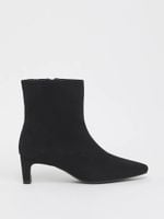 Anthology By JD Williams Premium Pointed Toe Kitten Heel Boots R.41