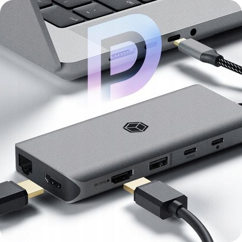 Stacja dokujaca ICY BOX USB-C 12w1 PD 100W na Arena.pl