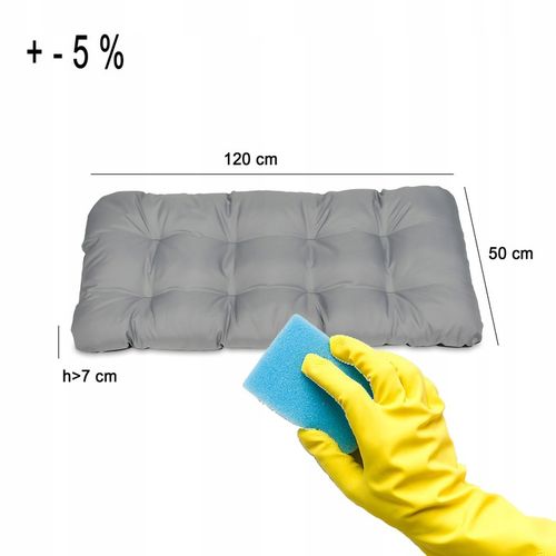 Miekka PODUSZKA NA ŁAWKĘ do siedzenia poduszka na HUŚTAWKĘ OGRODOWĄ 120x50 na Arena.pl