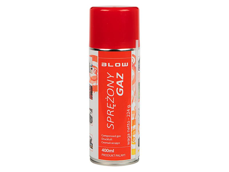Spray Sprężone powietrze 400 czerwone BLOW zdjęcie 1