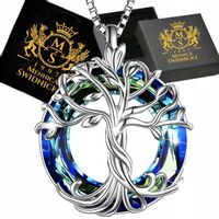 Mennica Świdnicka - Damski Zawieszka Wisiorek Drzewo Srebro Prezent