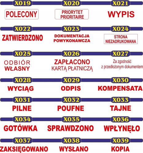 PIECZĄTKA - DO ZWROTU WYSYŁKI POPRAWKI na Arena.pl