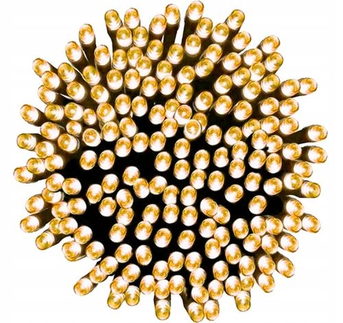 SOPLE ZEWNĘTRZNE 300 LED 15m. TIMER FLASH ŚWIĄTECZNE CHOINKOWE LAMPKI na Arena.pl