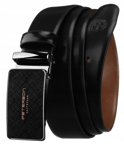 Męski pasek skórzany do spodni Peterson prezent dwustronny wymienne na Arena.pl