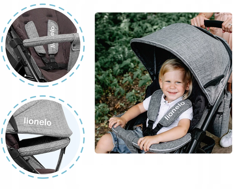 Wózek Spacerowy Lionelo Annet Moskitiera Duże Koła na Arena.pl