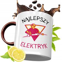 Kubek Bordowy Dla Elektryka Na Urodziny Prezent