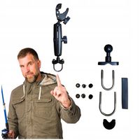 UCHWYT DO SILNIKA DZIOBOWEGO 15CM MOCOWANIE NA RELING Q-ERGO