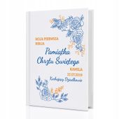Biblia dla dziecka na prezent na CHRZEST pamiątka Chrztu Św.+  DEDYKACJA