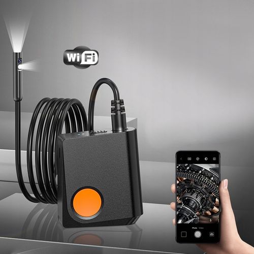 KAMERA INSPEKCYJNA ENDOSKOP WiFi Android iOS DUO LED WARSZTATOWA 5m PRZEWÓD na Arena.pl