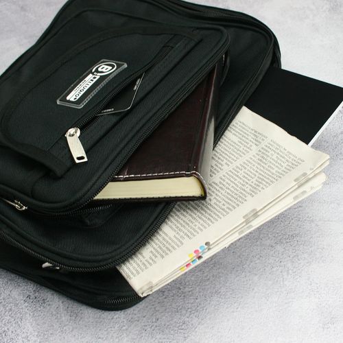 torba męska do pracy a4 bellugio - czarna na Arena.pl