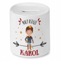 Skarbonka 330 Ml Dla Karola Syna Dziecka Prezent Z Nadrukiem Ze Zdjęciem