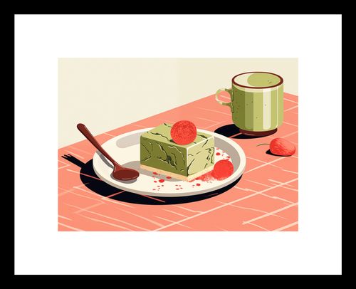 Plakat 18x13cm Deser Matcha na Arena.pl