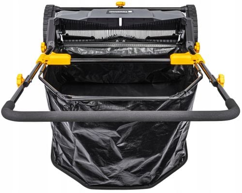 Zbieracz do liści TRAWY ręczny ZAMIATARKA kosz 100L REGULACJA WYSOKOŚCI na Arena.pl