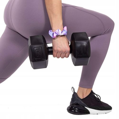 HANTLE 2x5kg ZESTAW CIĘŻARKI HANTELKI DO ĆWICZEŃ W DOMU HEKSAGONALNE na Arena.pl