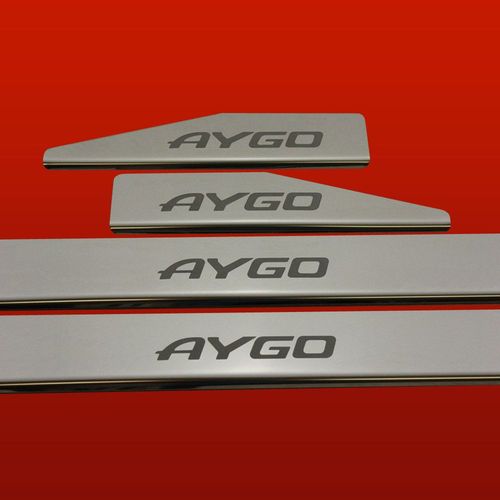 Listwa progowa TOYOTA AYGO MK1 Stal nierdzewna 304 połysk 4szt na Arena.pl