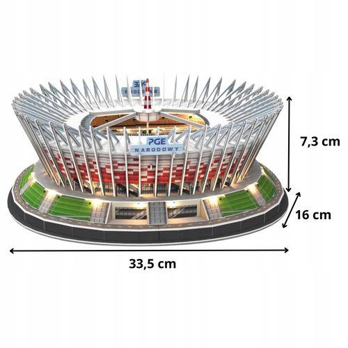 Puzzle 3D. PGE Narodowy na Arena.pl