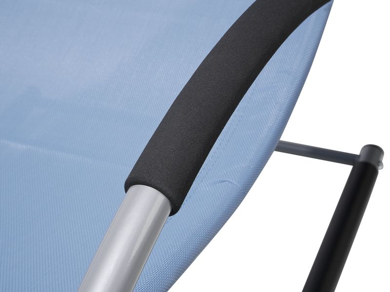 Leżak ogrodowy niebieski CARANO zdjęcie 9