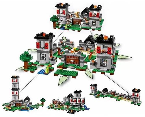 Klocki MyWorld Minecraft Forteca Twierdza na Arena.pl