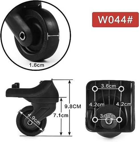 Zapasowe koła do naprawy walizek 2 sztuki na Arena.pl