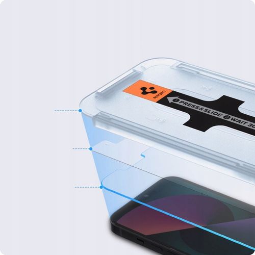 SZKŁO 2szt do Apple iPhone 14 / 13 / 13 Pro SPIGEN EZ FIT + Ramka Aplikator na Arena.pl
