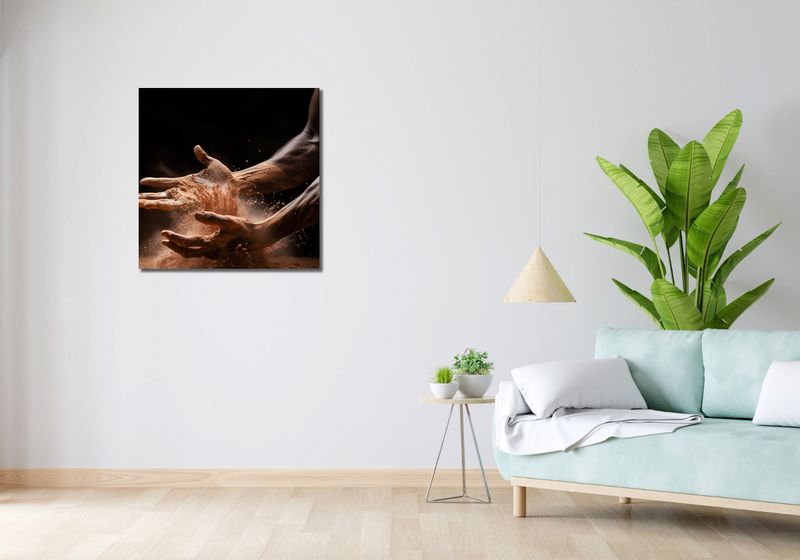 Obraz 70x70cm Taniec Ziemi zdjęcie 2