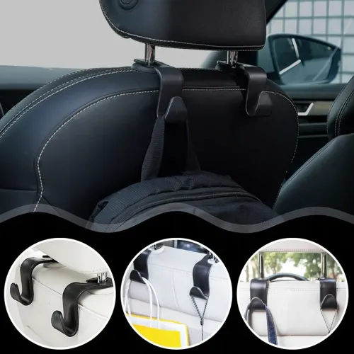 Zestaw 4 x Wieszak Hak Haczyk Uchwyt na Zagłówek Zakupy do Fotela Samochodu na Arena.pl